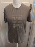 Craghoppers Large Grey Print Short Sleeve T-shirt