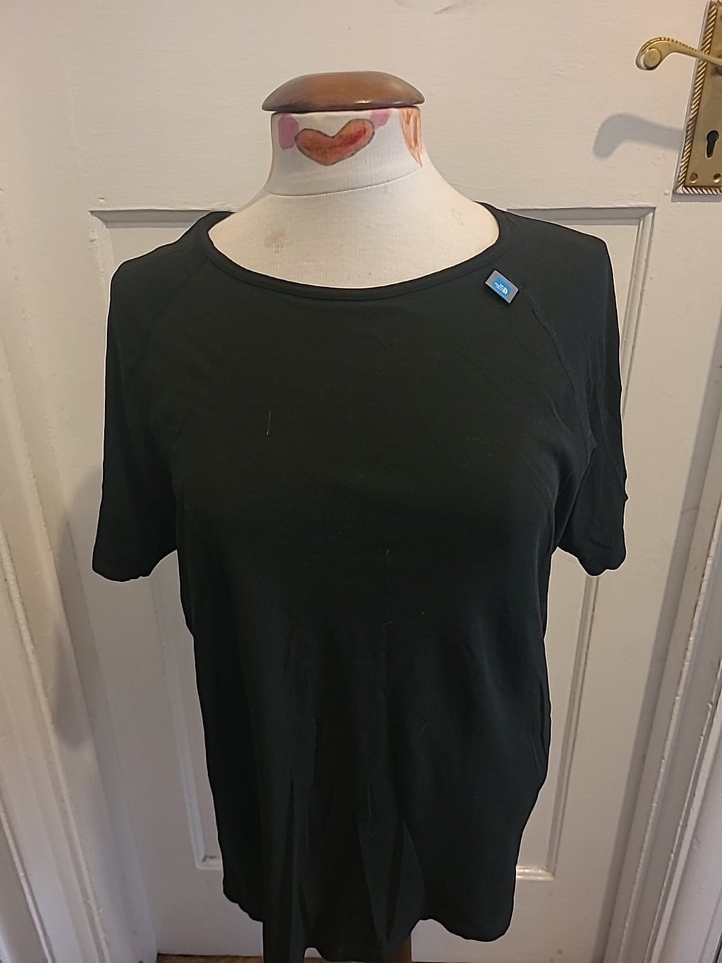 Mens North Face Size Medium Black Lightweight Tshirt