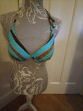 Ladies Per Una 36D Multi Coloured Bikini Top