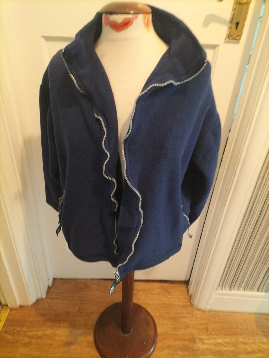 Ladies SC Sport Size 14/16 Navy Zip Through Jacket