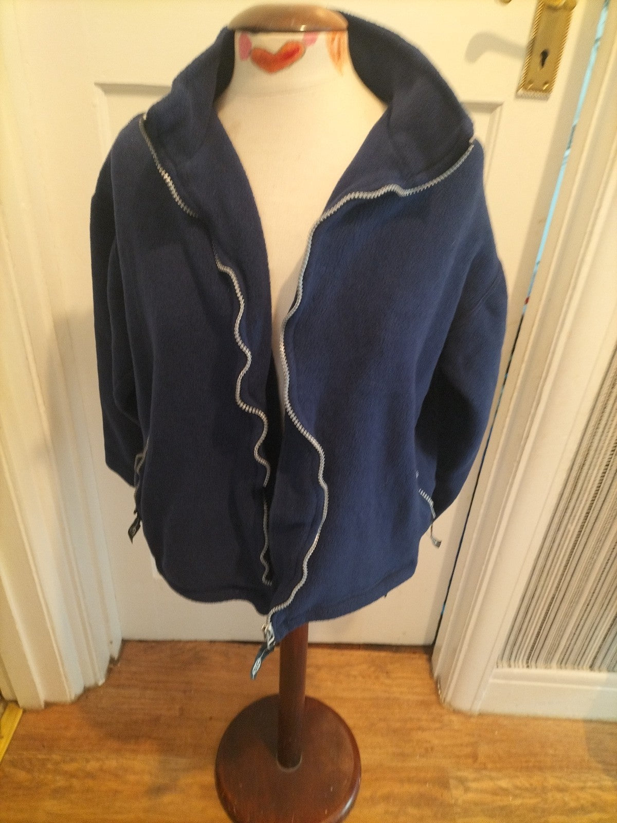 Ladies SC Sport Size 14/16 Navy Zip Through Jacket