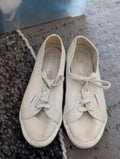 Ladies Superga Size 39.5 Beige Trainers Free Delivery
