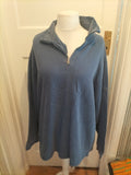 Mens Blue Harbour Size 2xl French Navy Long Sleeved Collared Jumper