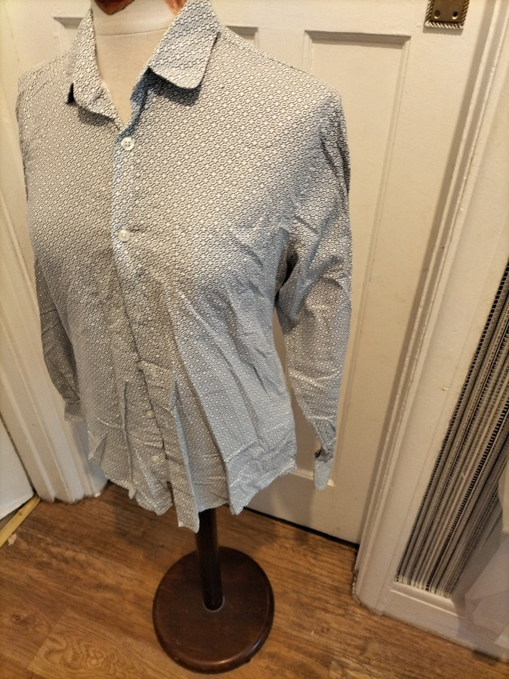 Mens Topman Size Small Slim Fit Patterned Shirt