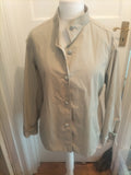 18 Beige Lined Belted Jacket