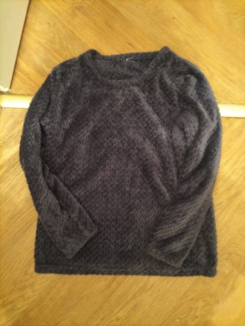 Ladies George Size 8-10 Navy Long Sleeved Pyjama Jumper