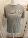 Jack & Jones Medium Grey Print Short Sleeve T-shirt