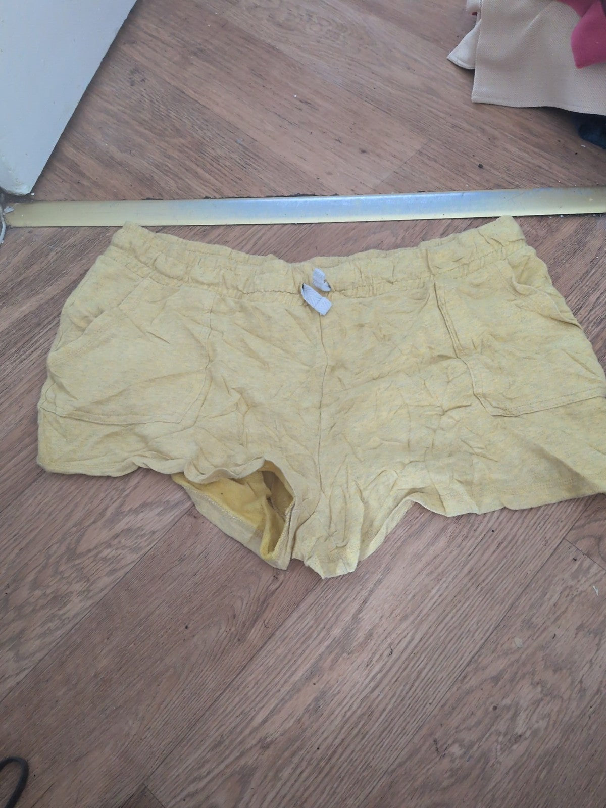 Next 20 Yellow Elasticated Sweat Shorts