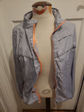 Ladies Workout Size 14 Grey Mesh Lined Jacket