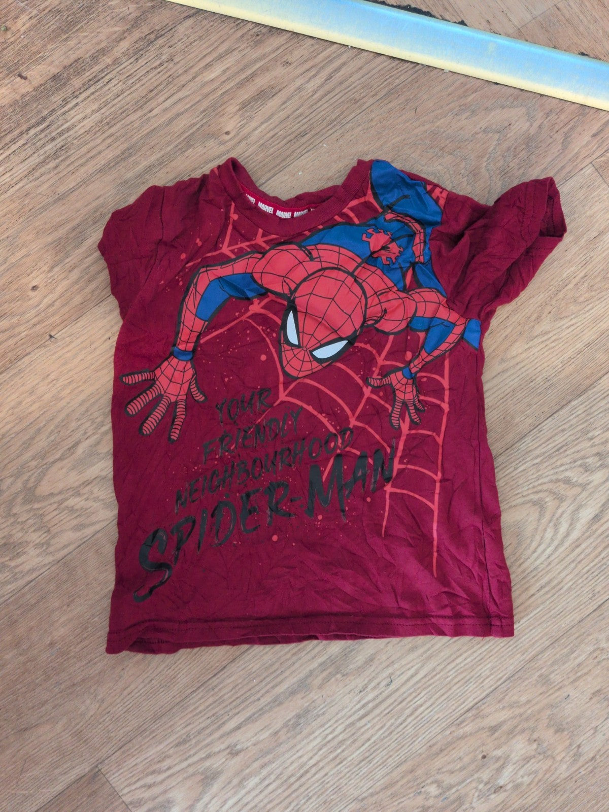 George 3-4 Years Red Spiderman T-shirt