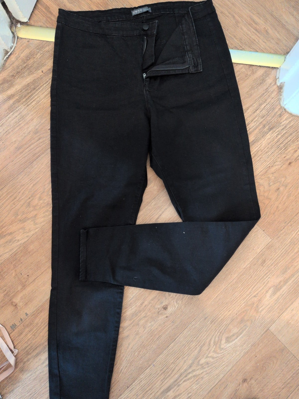 Denim&Co 20 Black Jeans Straight