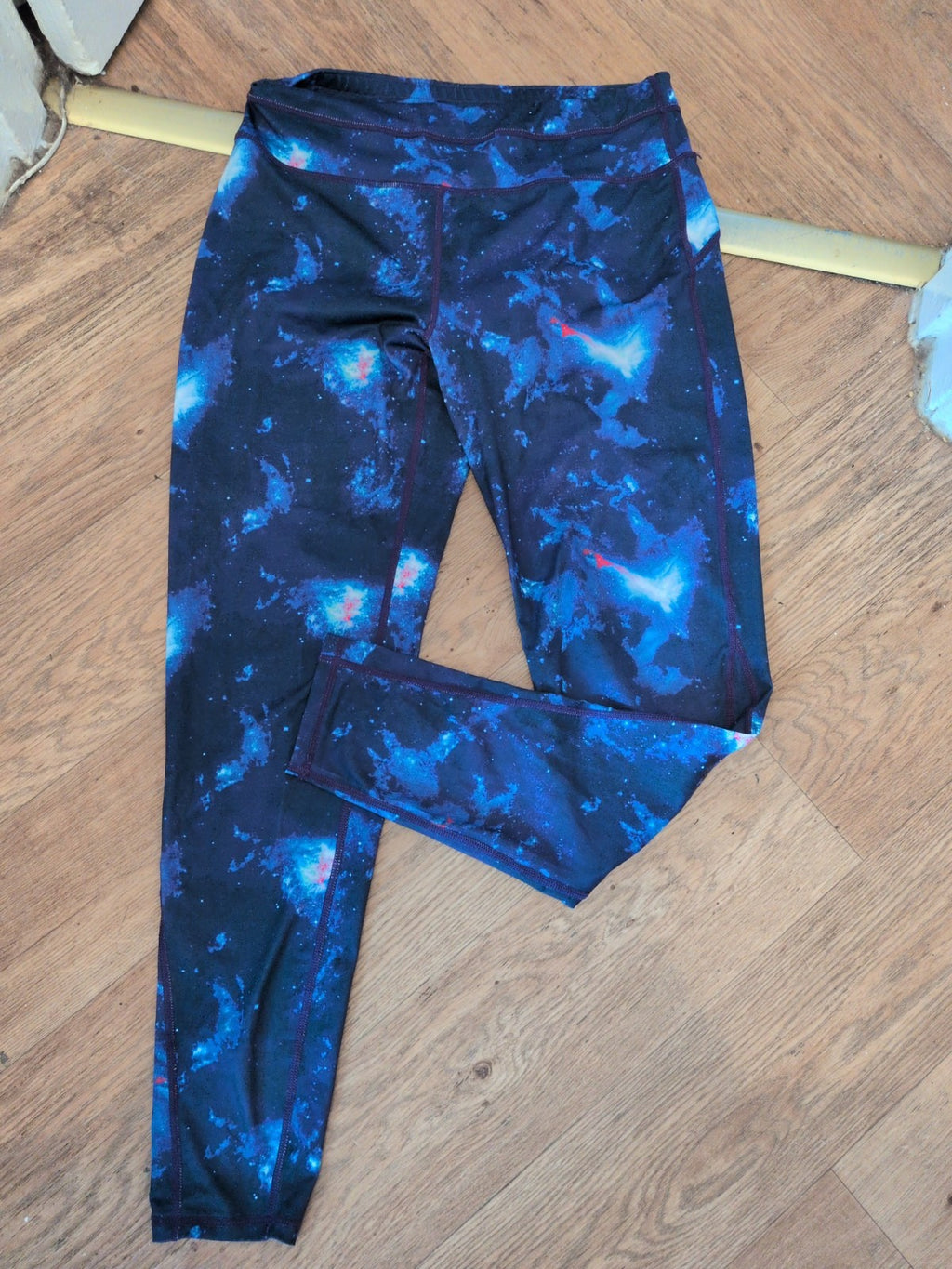 Ladies Large Purple Milky Way Leggings