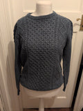 TU Man Medium Teal Pattern Jumper Pullover