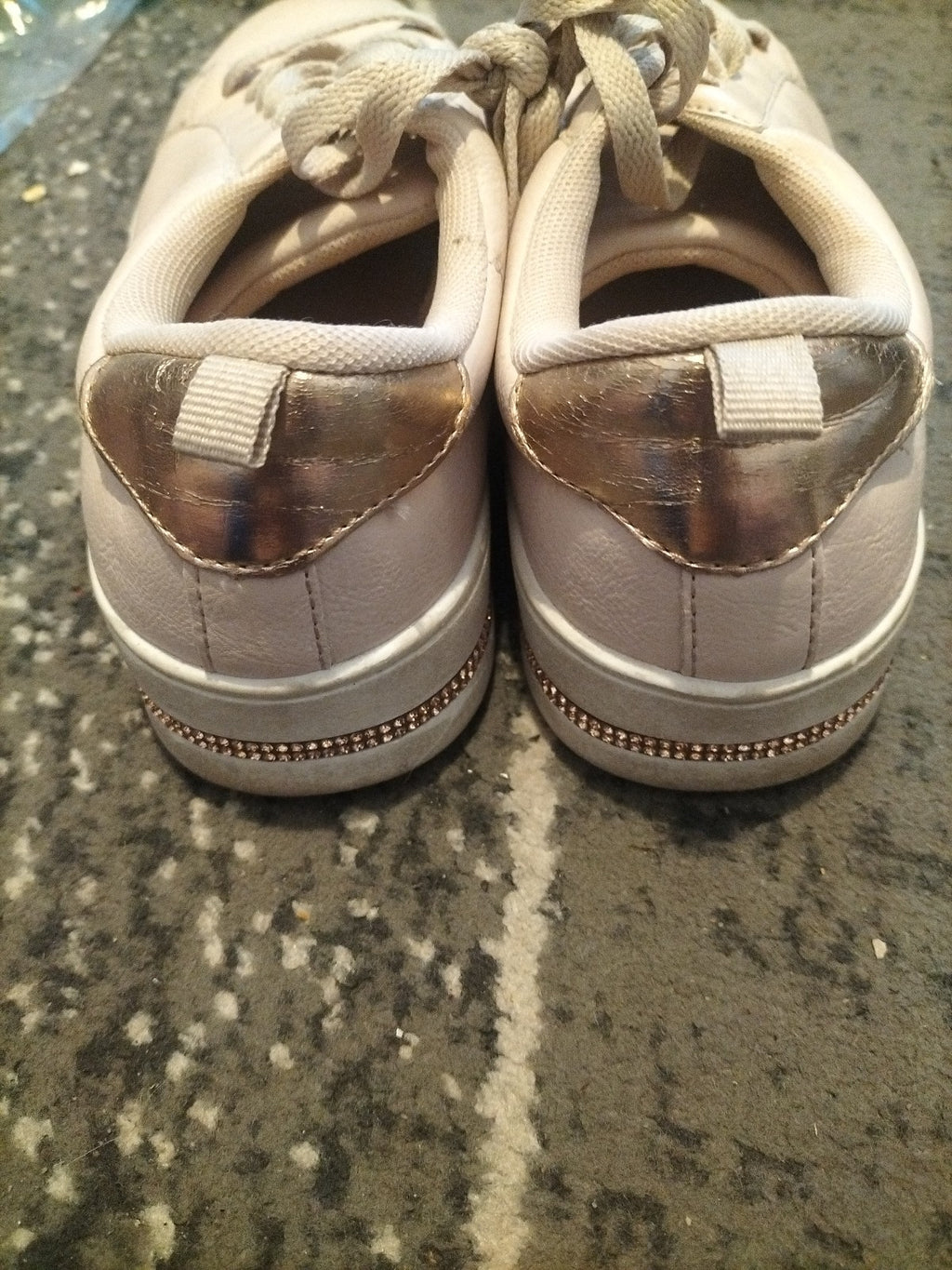 Ladies Primark Size 6 Pale Pink Lace Up Trainers