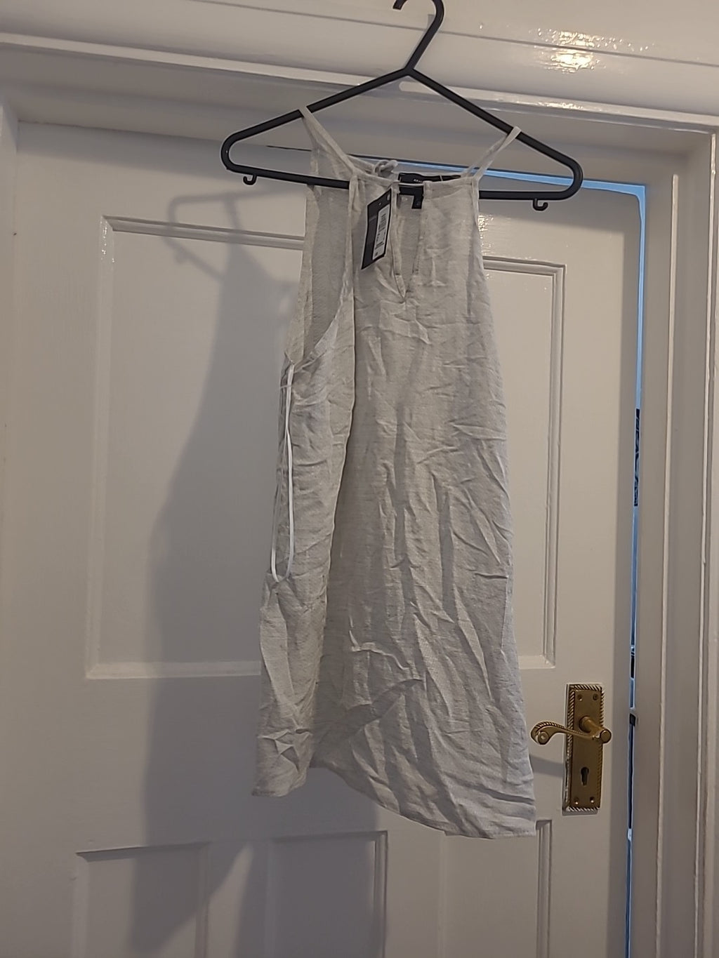 Brand New Ladies Primark Size 8 Light Grey Sleeveless Top
