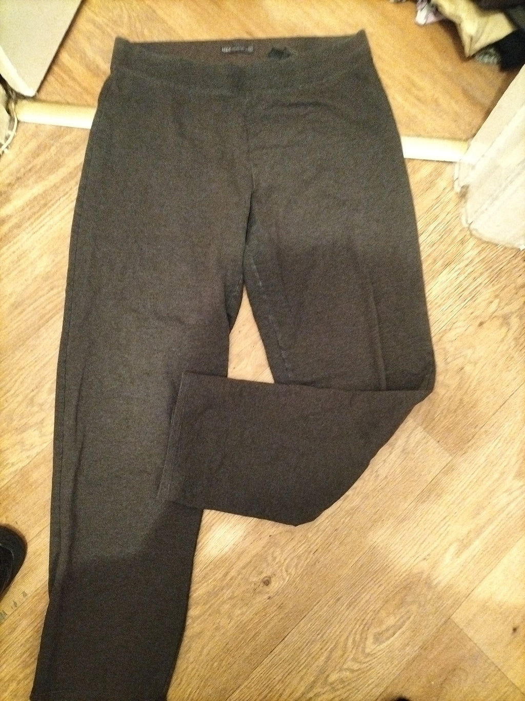 Marks And Spencers 16 Reg Charcoal Leggings Jegging