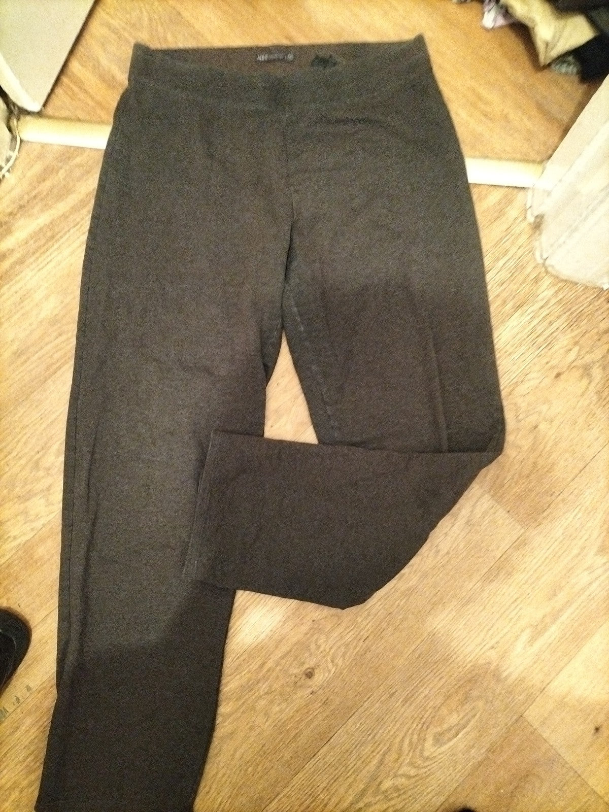 Marks And Spencers 16 Reg Charcoal Leggings Jegging