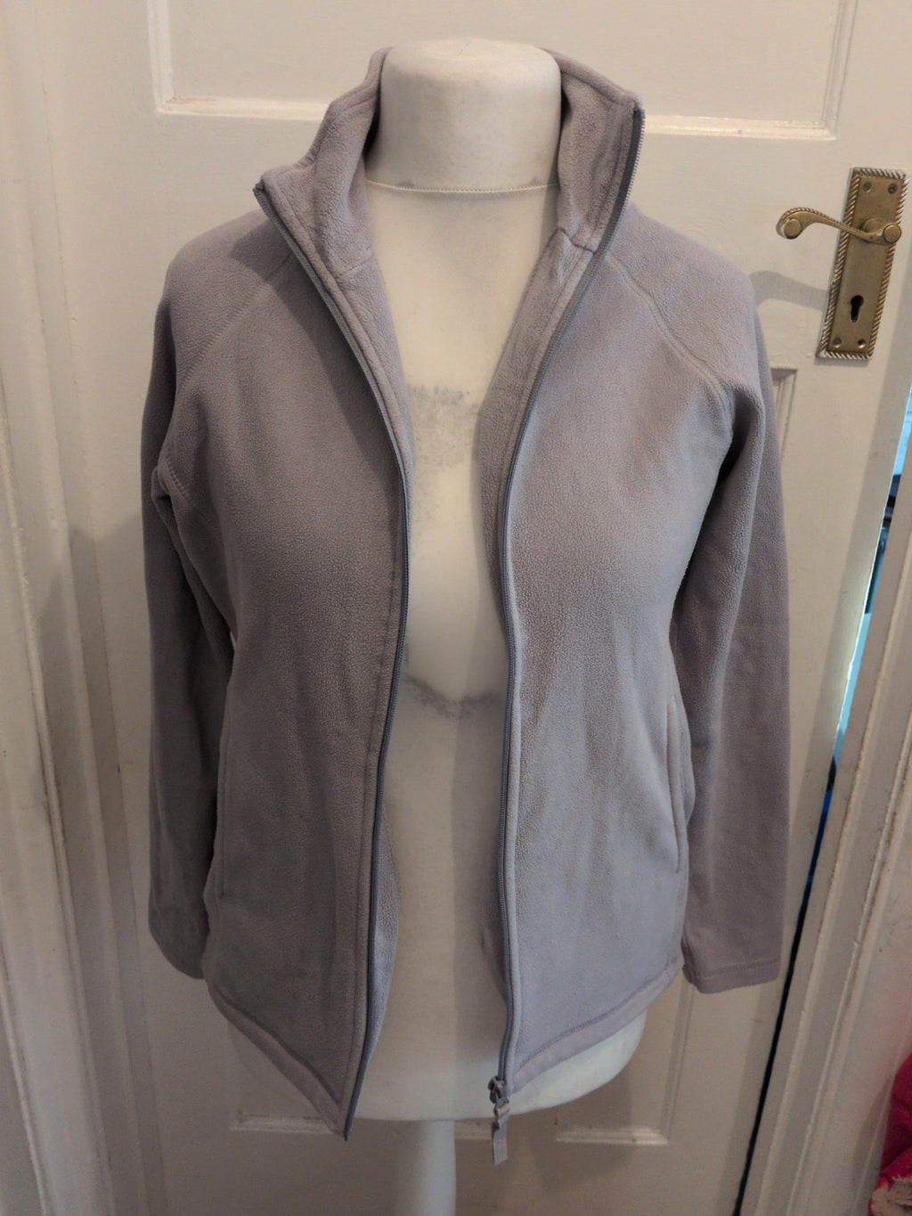 Ladies Mountain Warehouse Size 12 Grey Full Zip Jumper