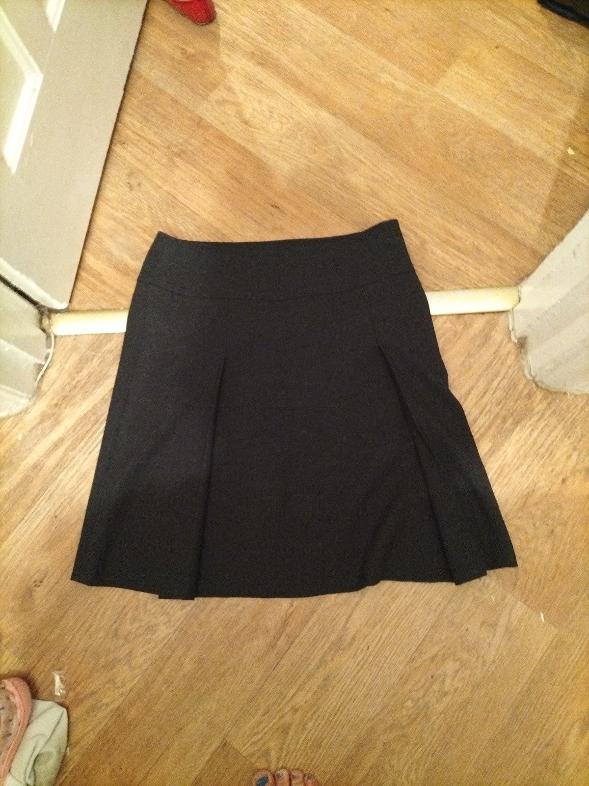 Ladies Size EU 46 Grey Pleat Lined Skirt