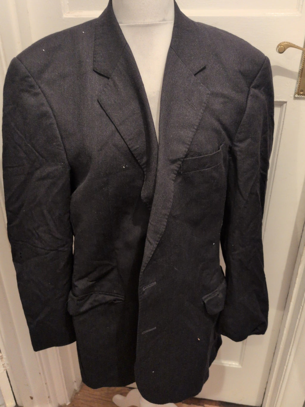 Marks And Spencer 46 Long Dark Charcoal Suit Jacket