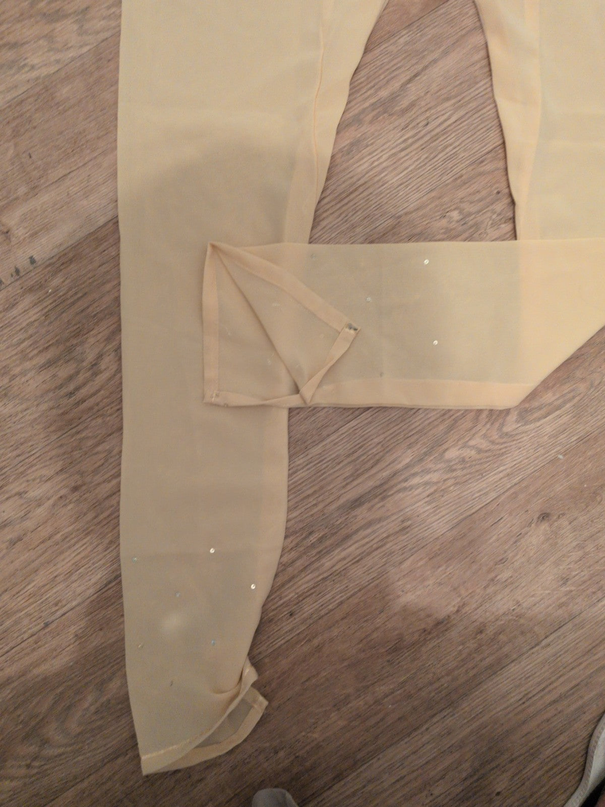 Ladies Size 2XL See Through Camel Trousers