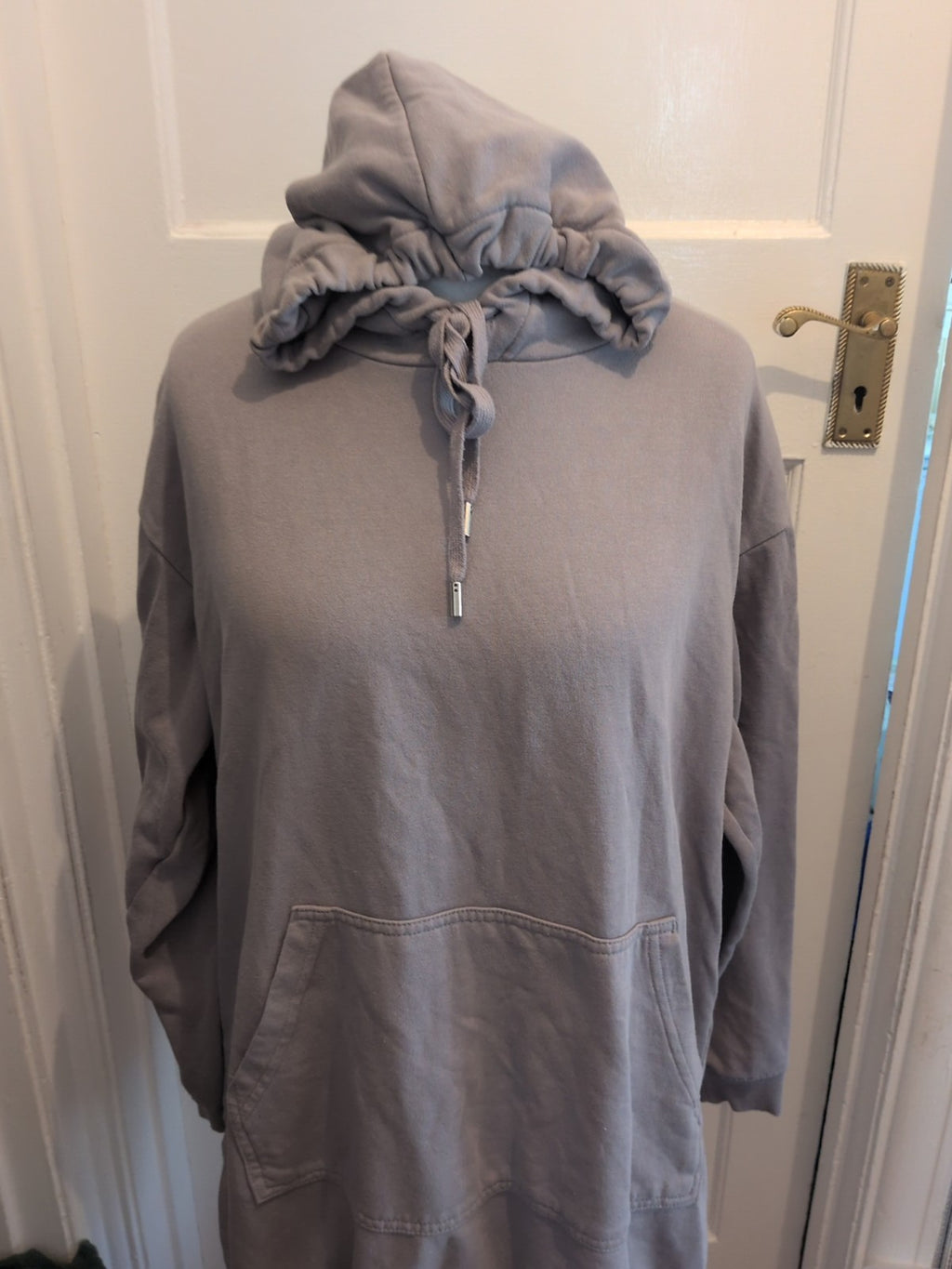H&M Basics Medium Grey Stone Pullover Hoodie
