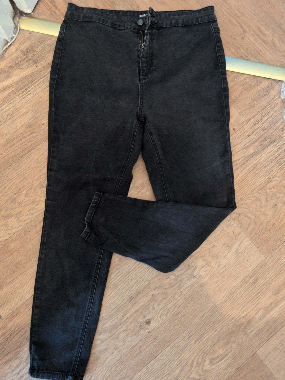 Denim By TU Size 16s Black High Waist Skinny Jeans