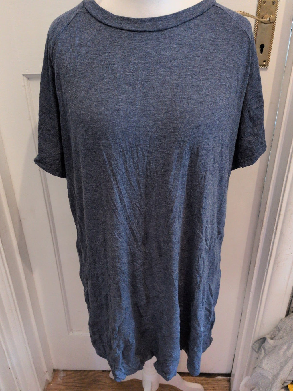 Ladies 2XL Navy Short Sleeve T-shirt