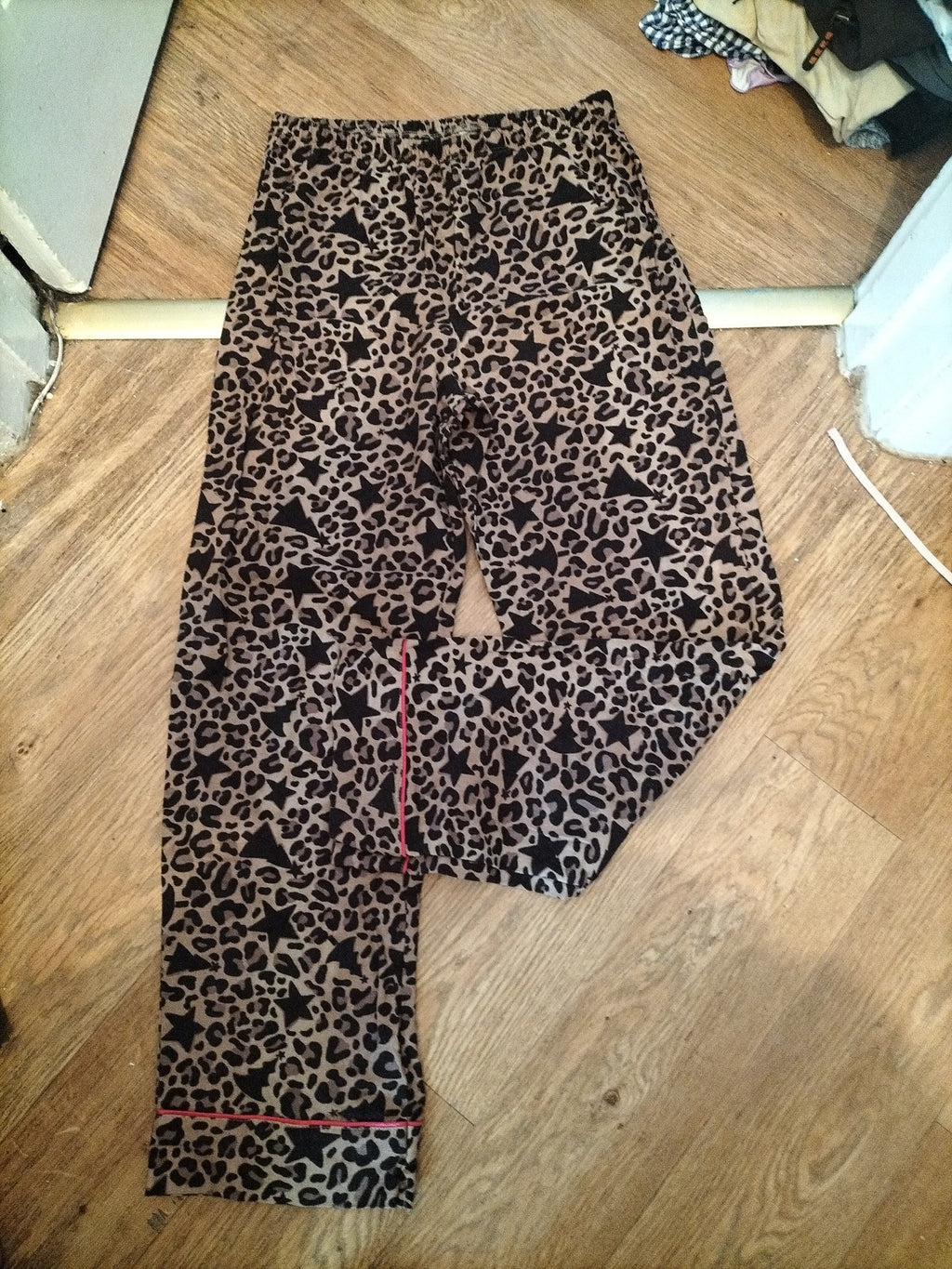 Tu 6 Leopard Print And Star Elasticated  Pyjamas Bottom