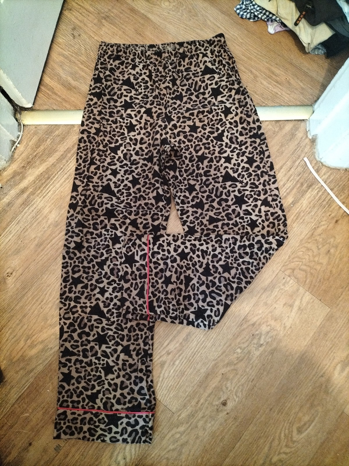 Tu 6 Leopard Print And Star Elasticated  Pyjamas Bottom