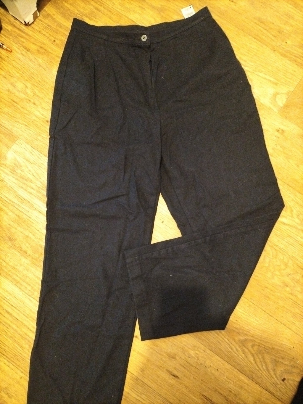 Ladies St Michael Size 14 Navy Trousers