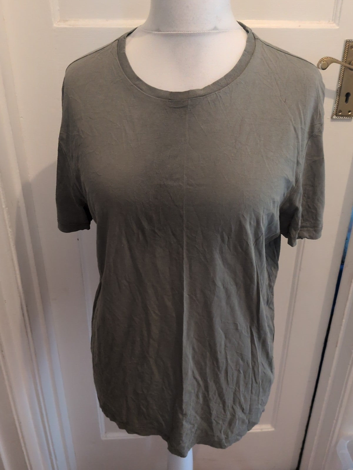 Topman Slim Fit Khaki Short Sleeve T-shirt