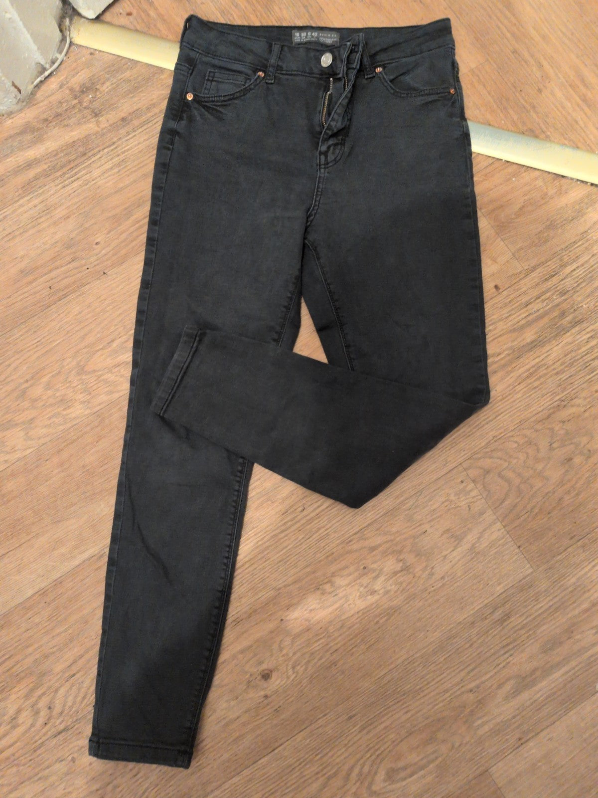 Ladies Denim&Co Primark 10 Charcoal Jegging Skinny Jeans