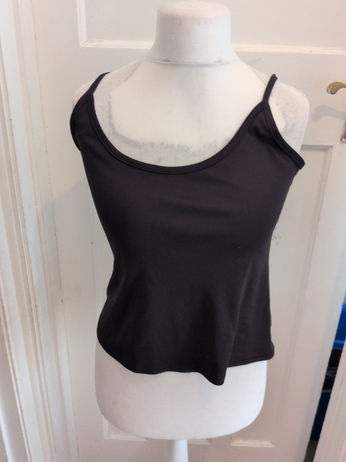 Large Black Sleeveless Cami Top