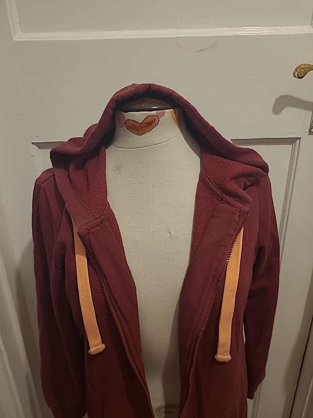 Ladies John Banner Size Small Purple Long Sleeved Zip Through