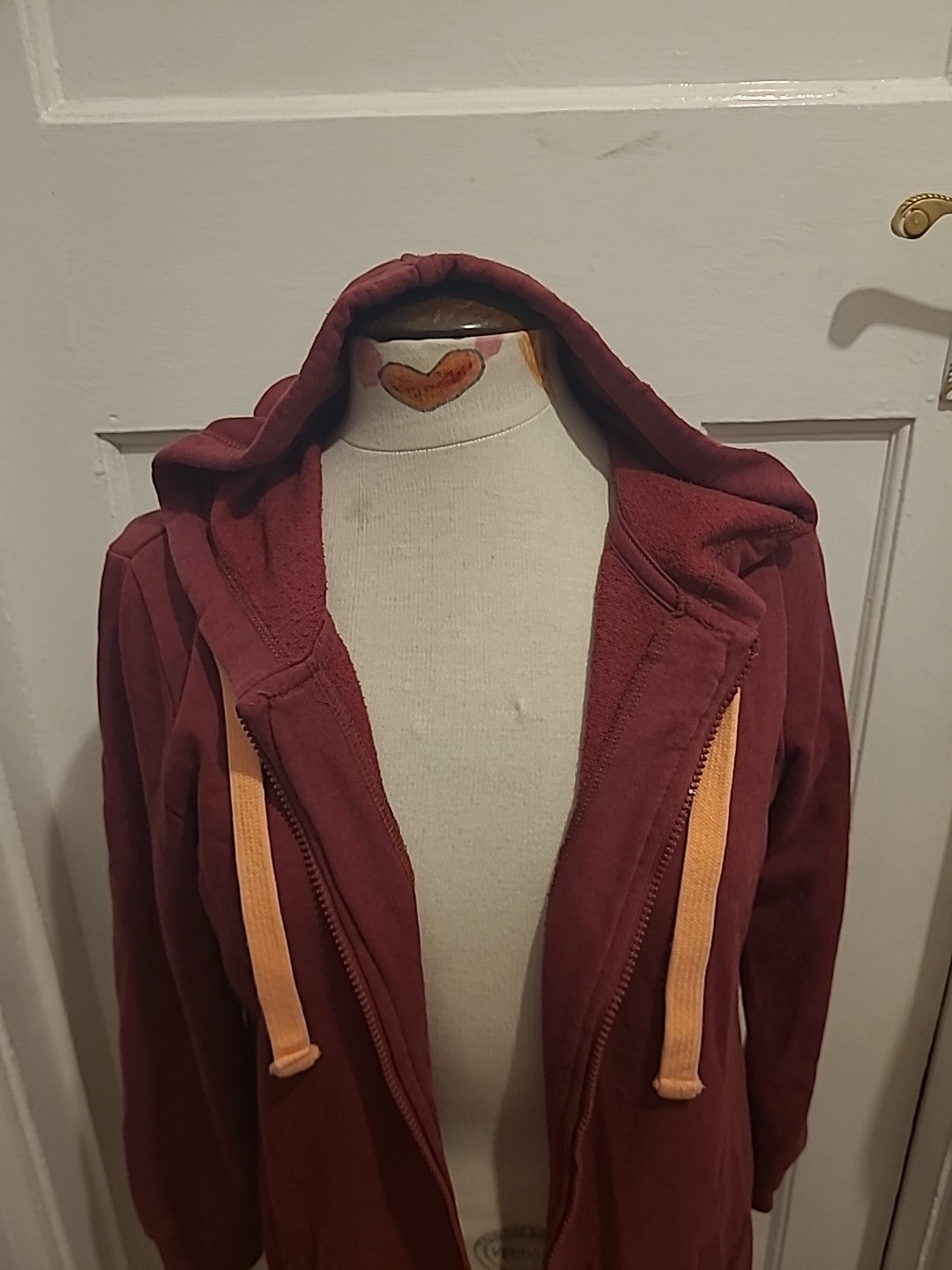 Ladies John Banner Size Small Purple Long Sleeved Zip Through