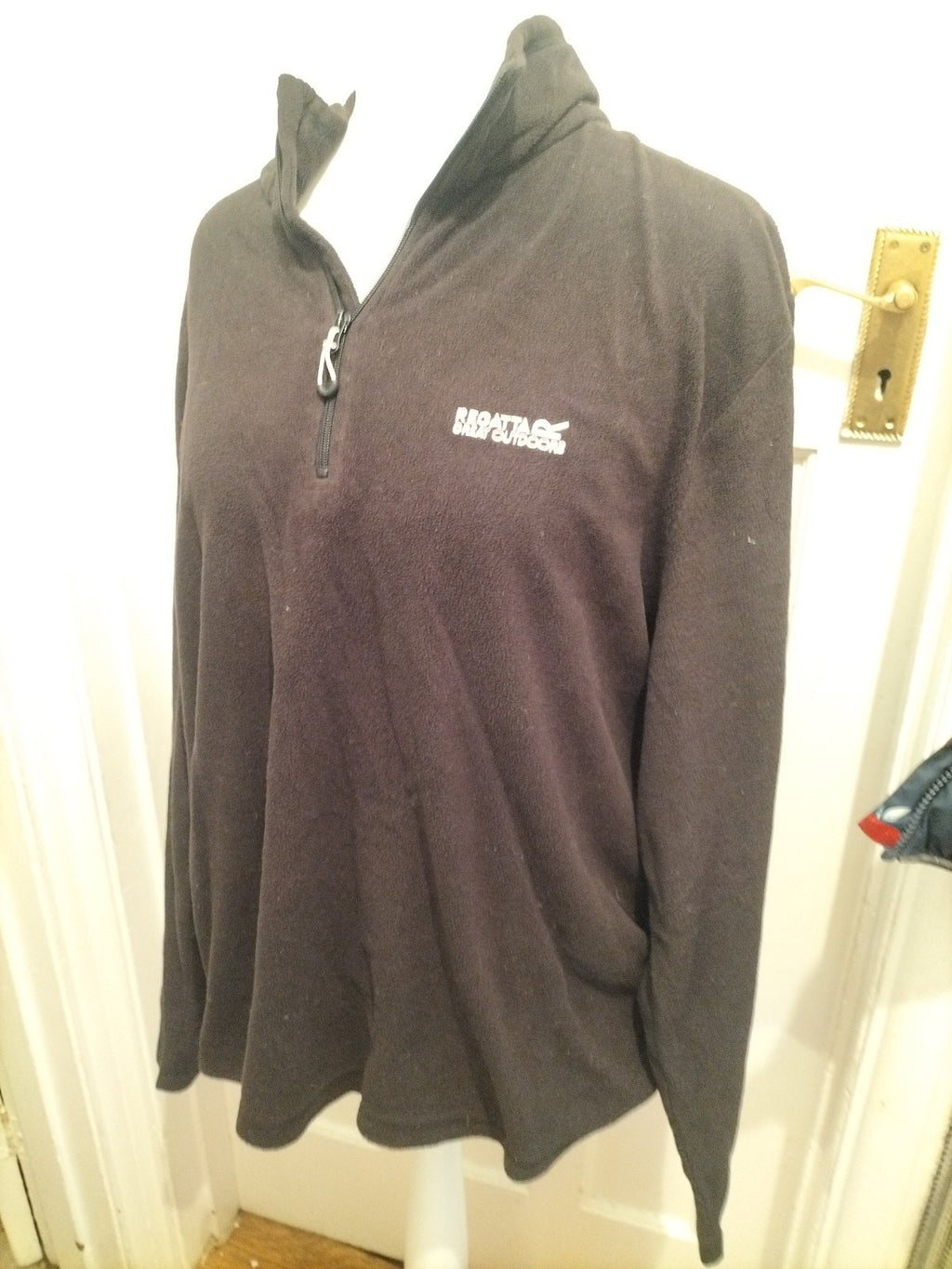 Mens Regatta Size 2XL Black Long Sleeved Pullover Jumper