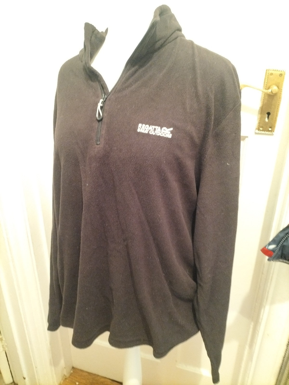 Mens Regatta Size 2XL Black Long Sleeved Pullover Jumper