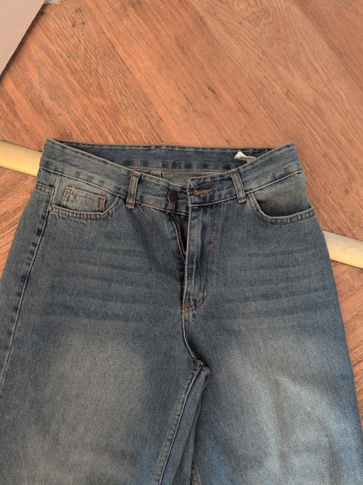 Ladies Size 14 Wide Leg Denim Jeans