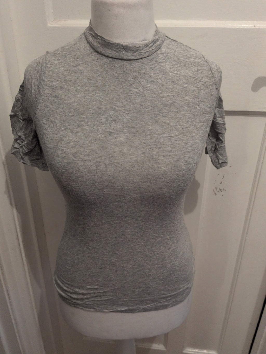 Oakridge Small Grey Ladies Short Sleeve T-shirt