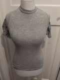 Oakridge Small Grey Ladies Short Sleeve T-shirt