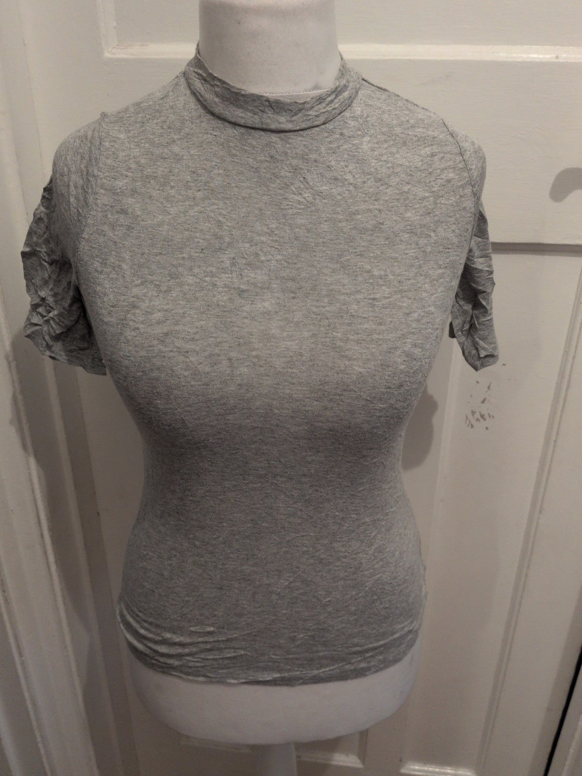Oakridge Small Grey Ladies Short Sleeve T-shirt