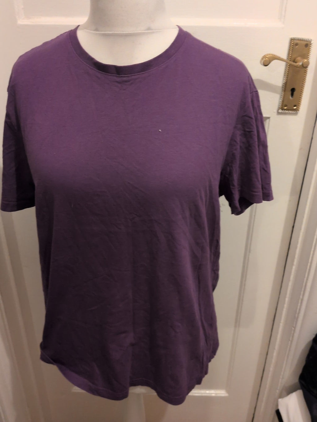 TU Man Large Purple Short Sleeve T-shirt