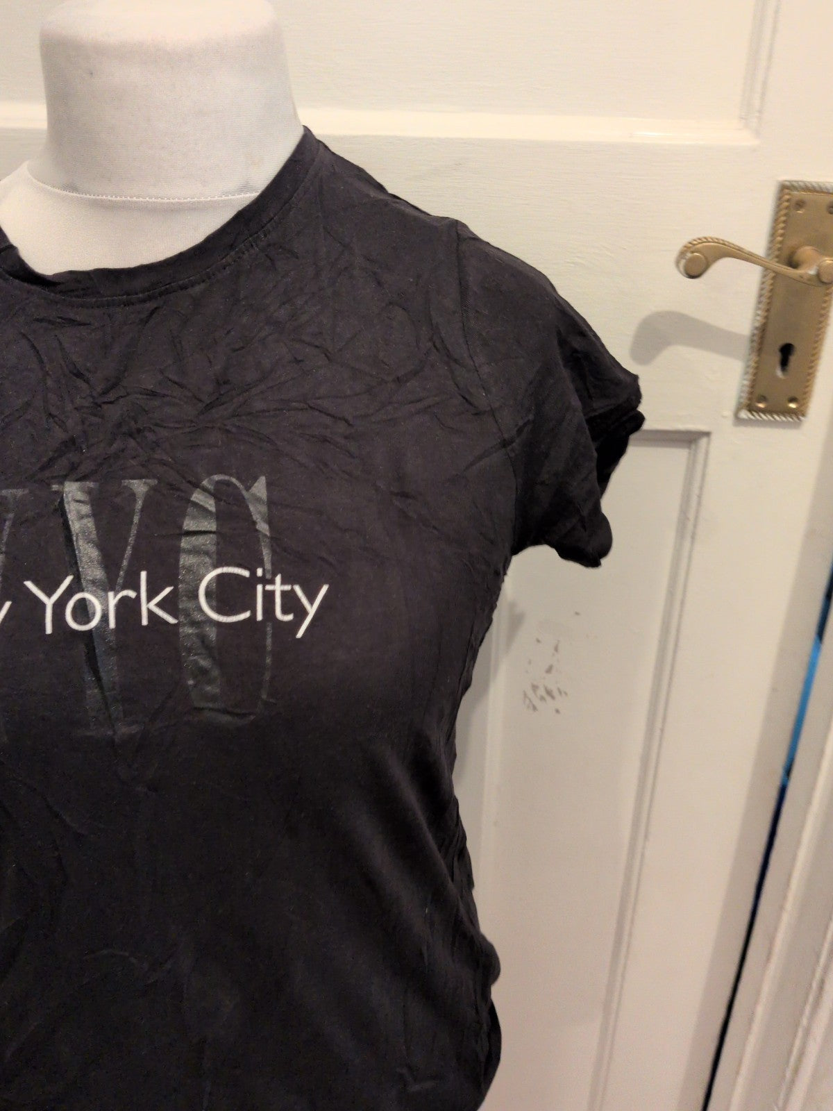 New Look 10 Black New York City Print T-shirt