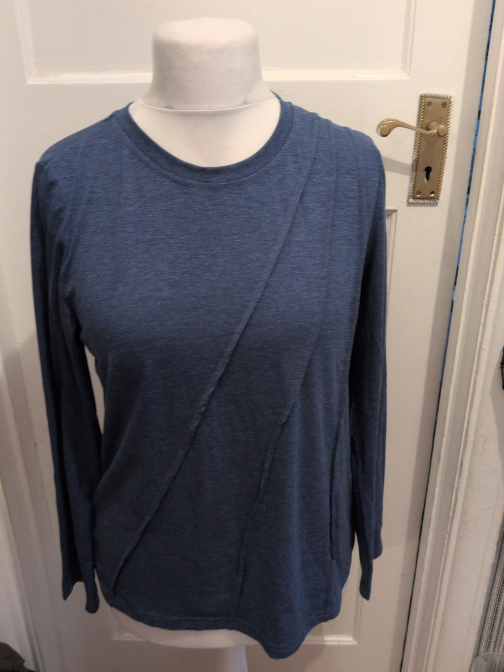 Large Navy Long Sleeve T-shirt