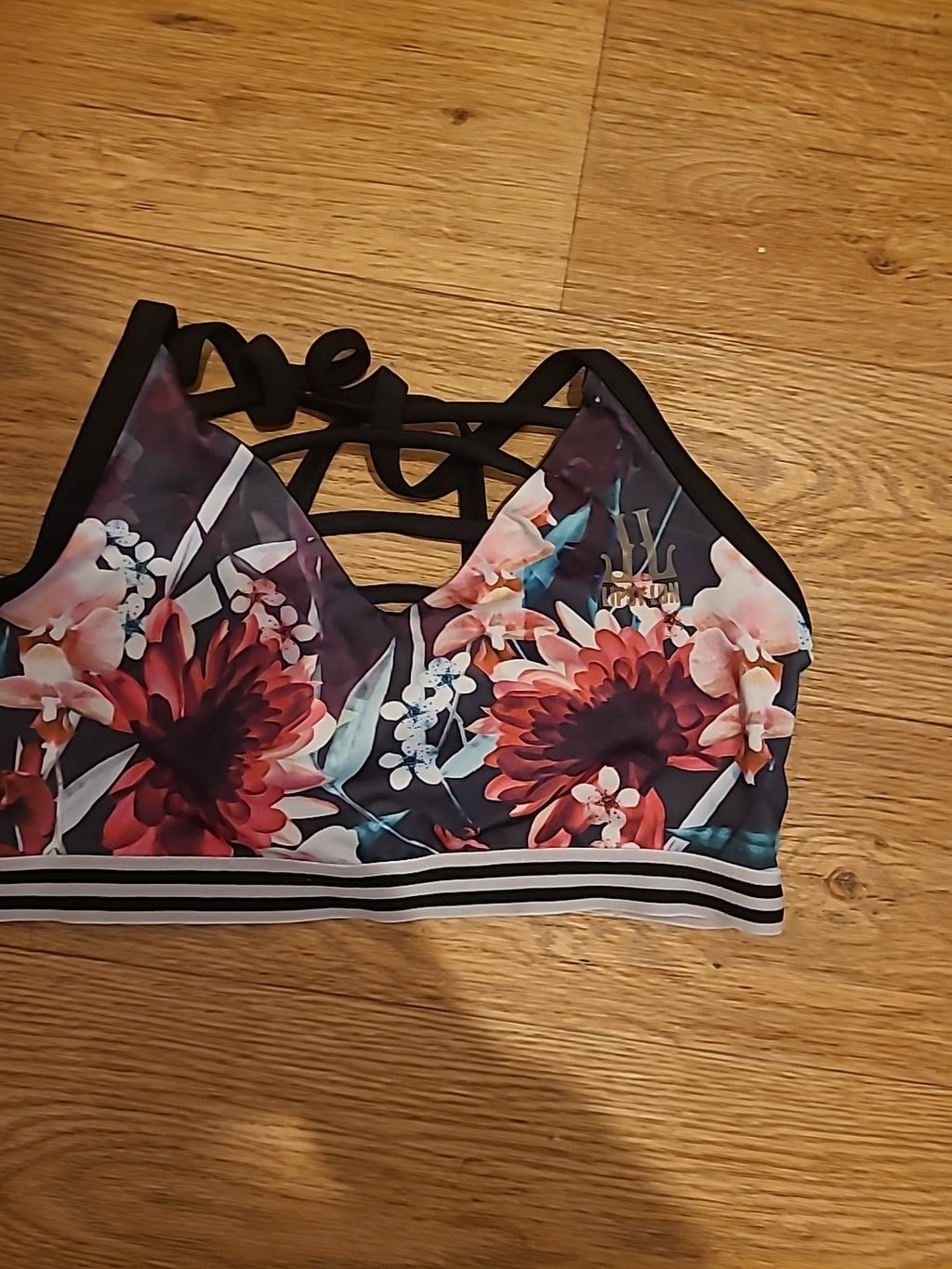 Ladies Lipsy Sport Size Medium Floral Gym Wear