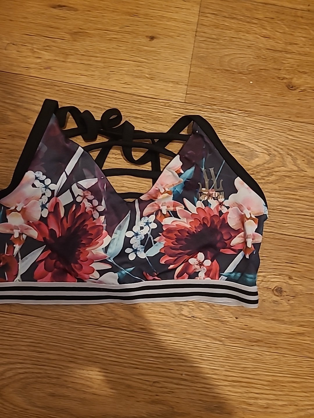 Ladies Lipsy Sport Size Medium Floral Gym Wear