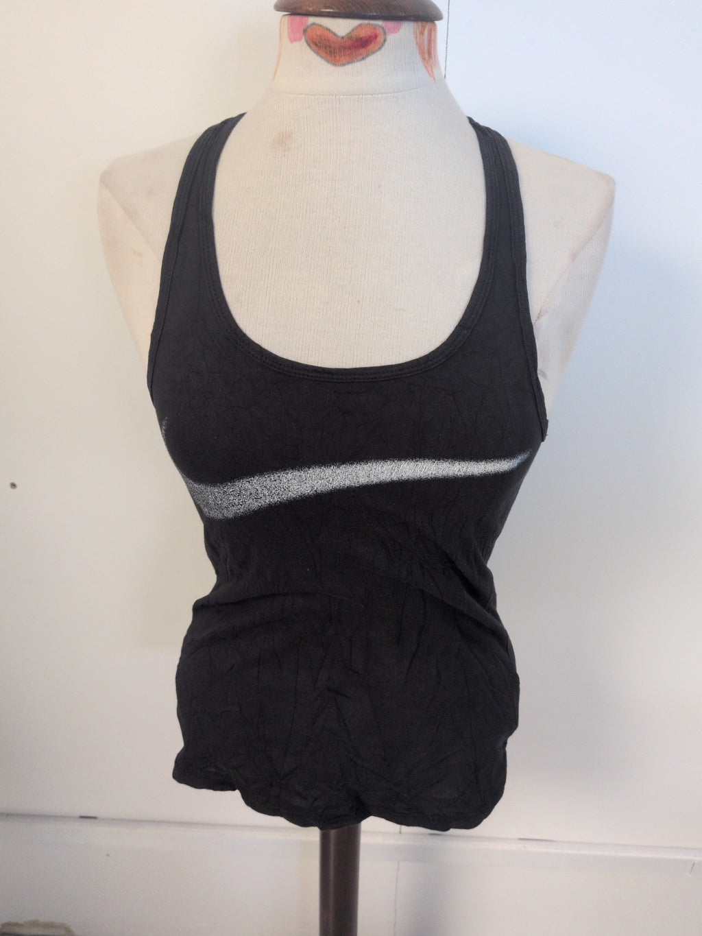 Ladies Nike Size XS Navy Athletic Fit Sleeveless T-shirt