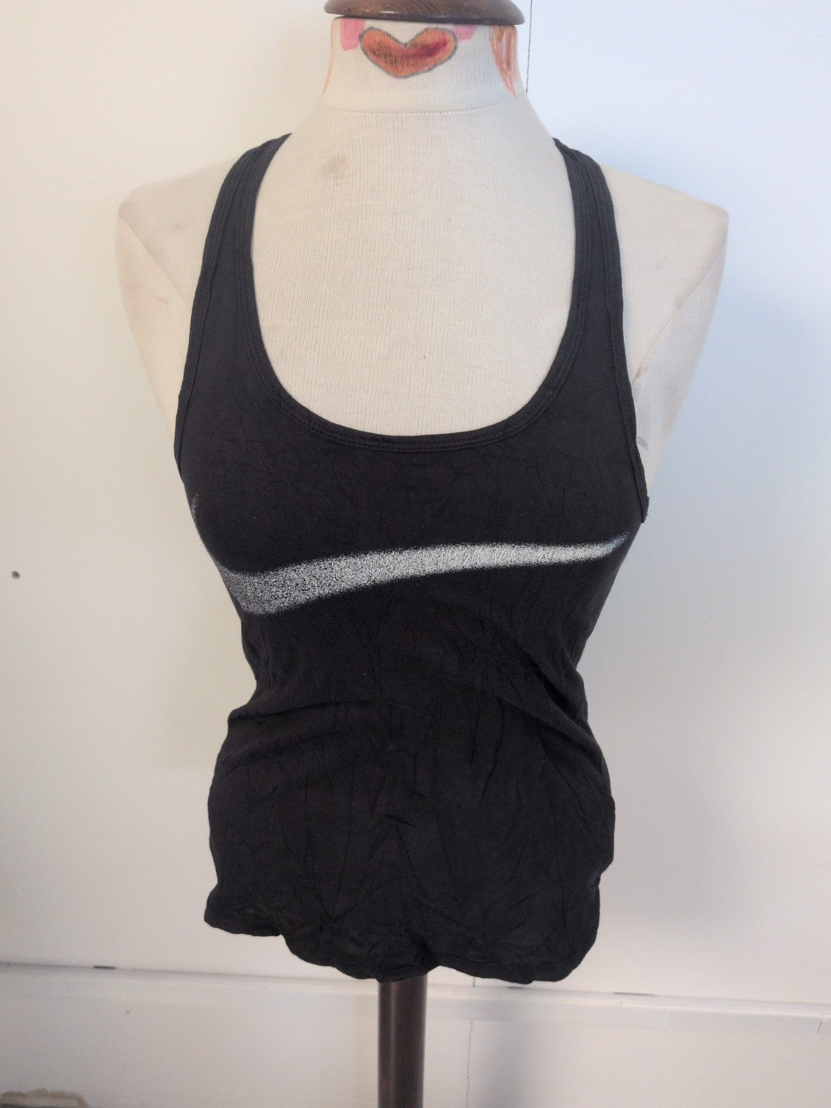 Ladies Nike Size XS Navy Athletic Fit Sleeveless T-shirt