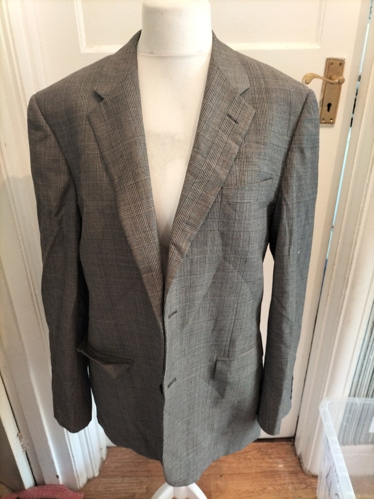 Collezione Marks And Spencer 44 Charcoal Mix Suit Jacket